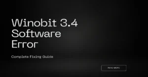 winobit3.4 software error