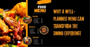 restaurant menu design