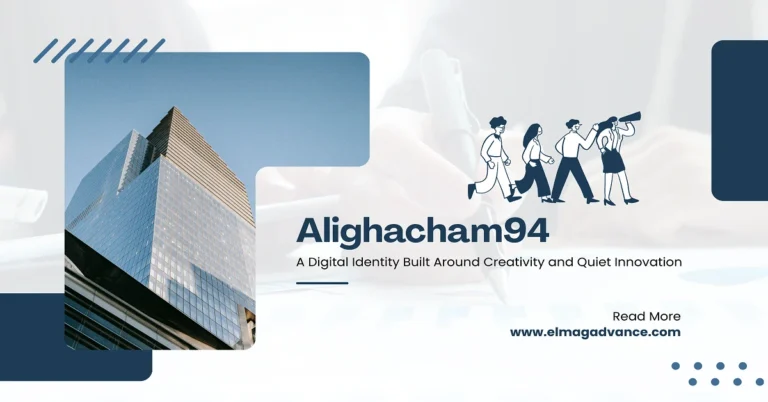 Creative digital workspace representing the online identity alighacham94